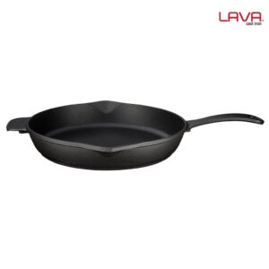 Lava grill ponev z integriranimi ročaji