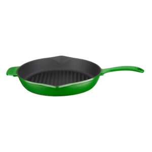 Lava okrogla grill ponev z integriranimi ročaji