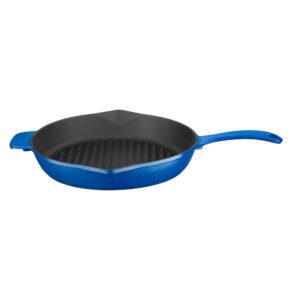 Lava okrogla grill ponev z integriranimi ročaji