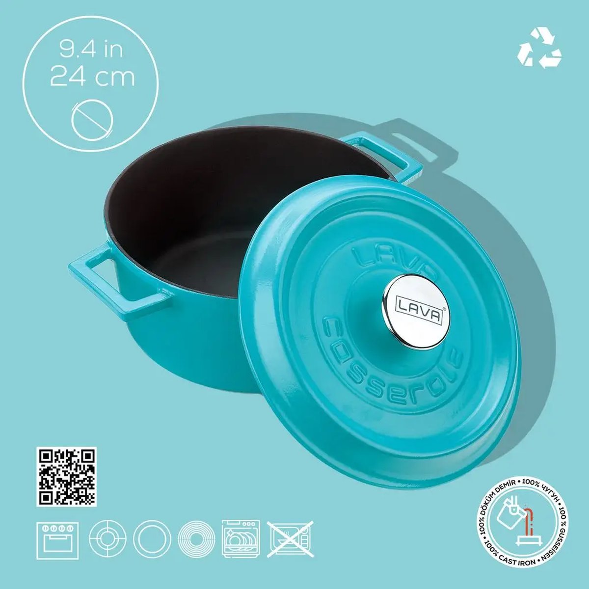 Lava okrogli Dutch oven - slika 4