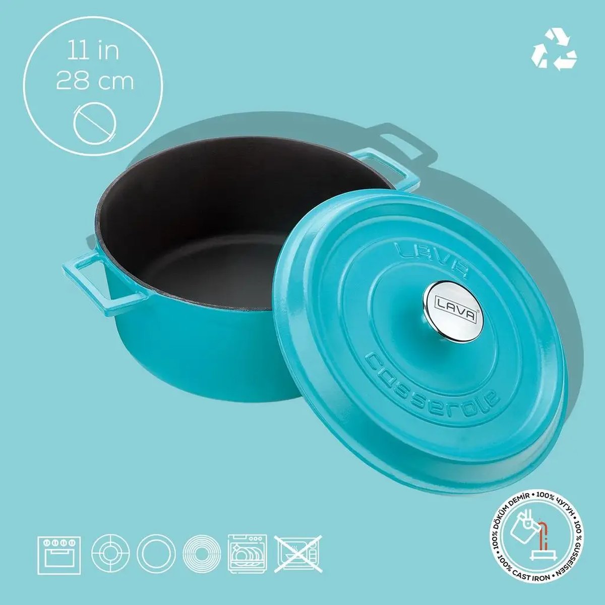Lava okrogli Dutch oven - slika 4