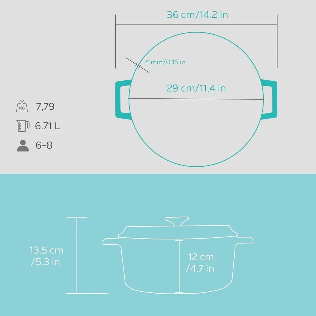 Lava okrogli Dutch oven - slika 5