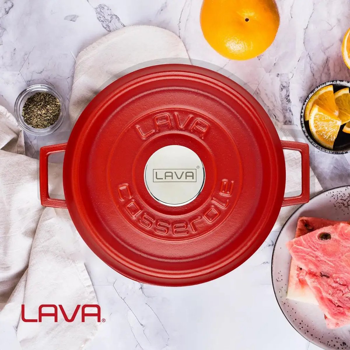 Lava okrogli nizki Dutch oven - slika 7