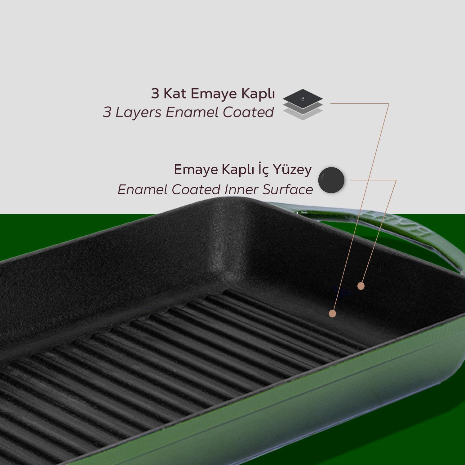 Lava grill pekač z integriranimi ročaji - slika 4