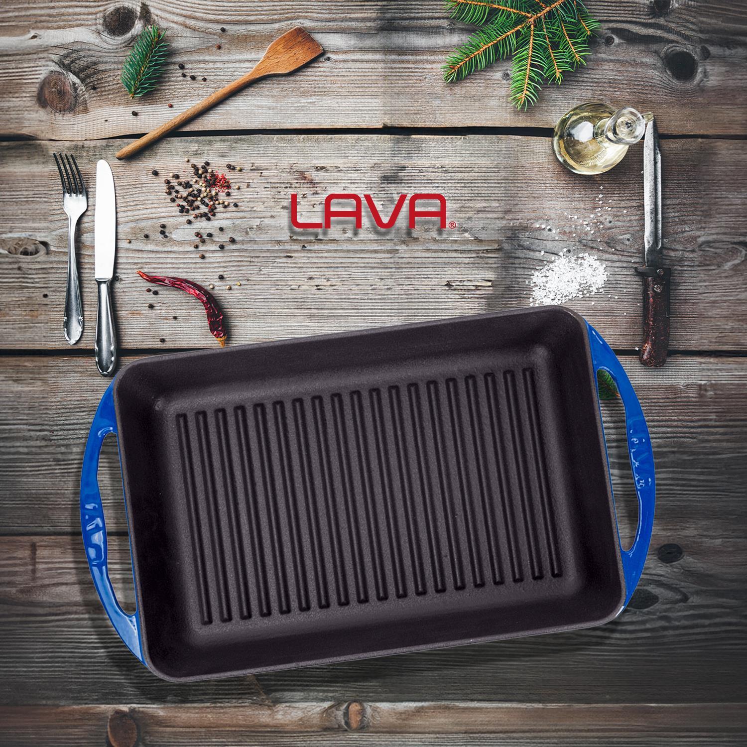 Lava grill pekač z integriranimi ročaji - slika 4