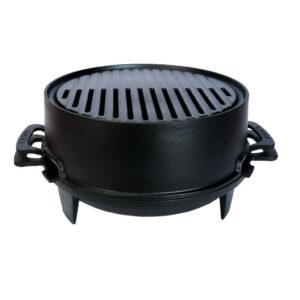 Lava BBQ žar iz litega železa z dvojnimi ročaji