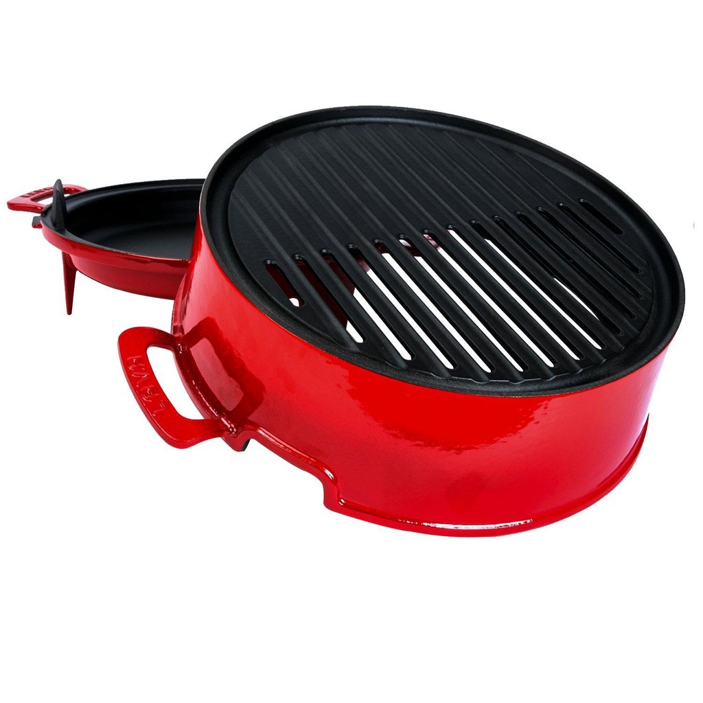 Lava BBQ žar iz litega železa z dvojnimi ročaji - slika 3