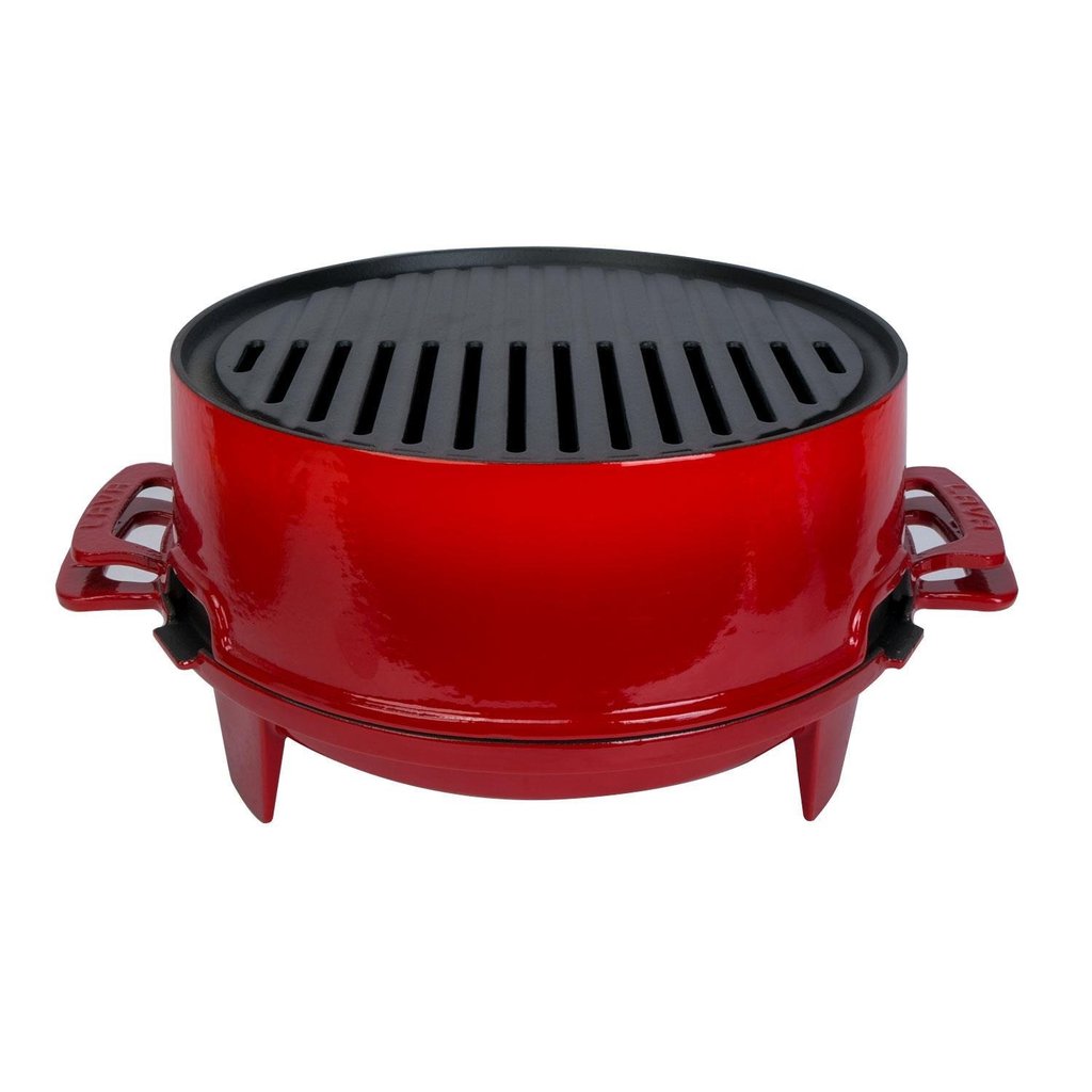 Lava BBQ žar iz litega železa z dvojnimi ročaji