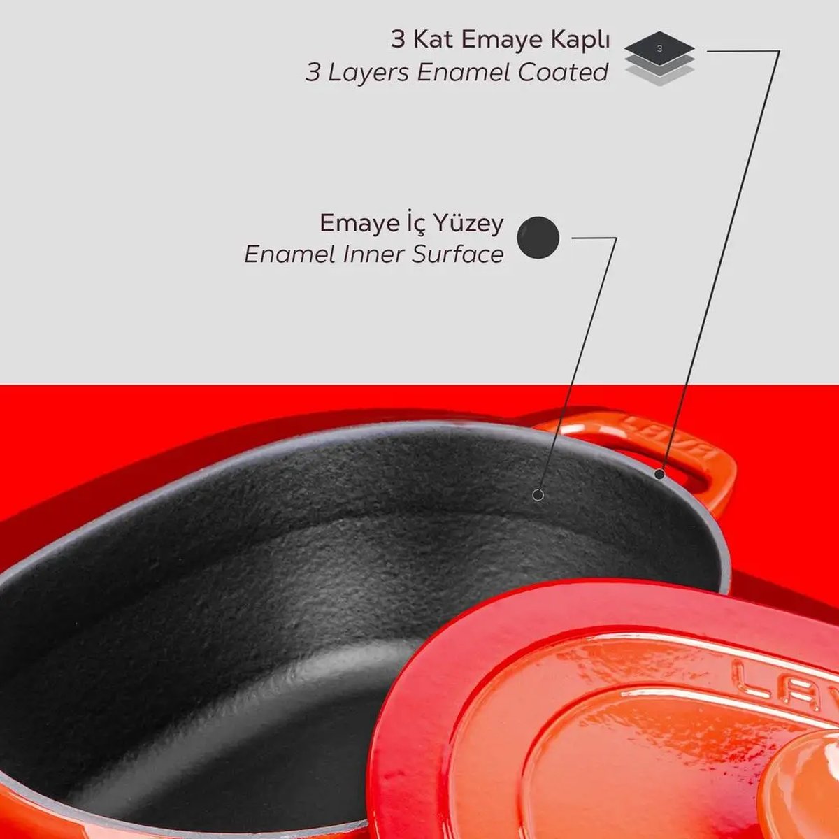 Lava ovalni Dutch oven - slika 6