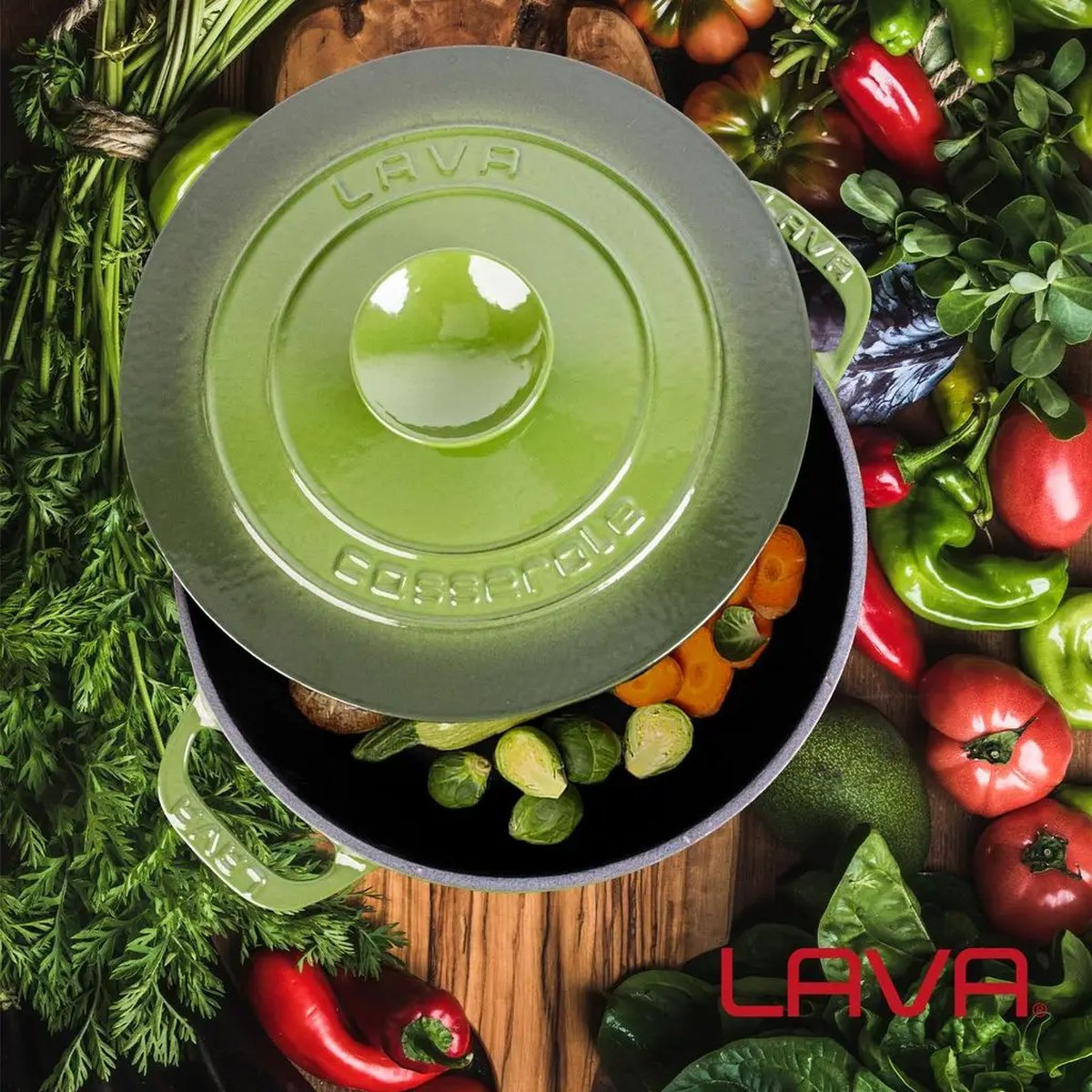 Lava okrogli nizki Dutch oven - slika 7