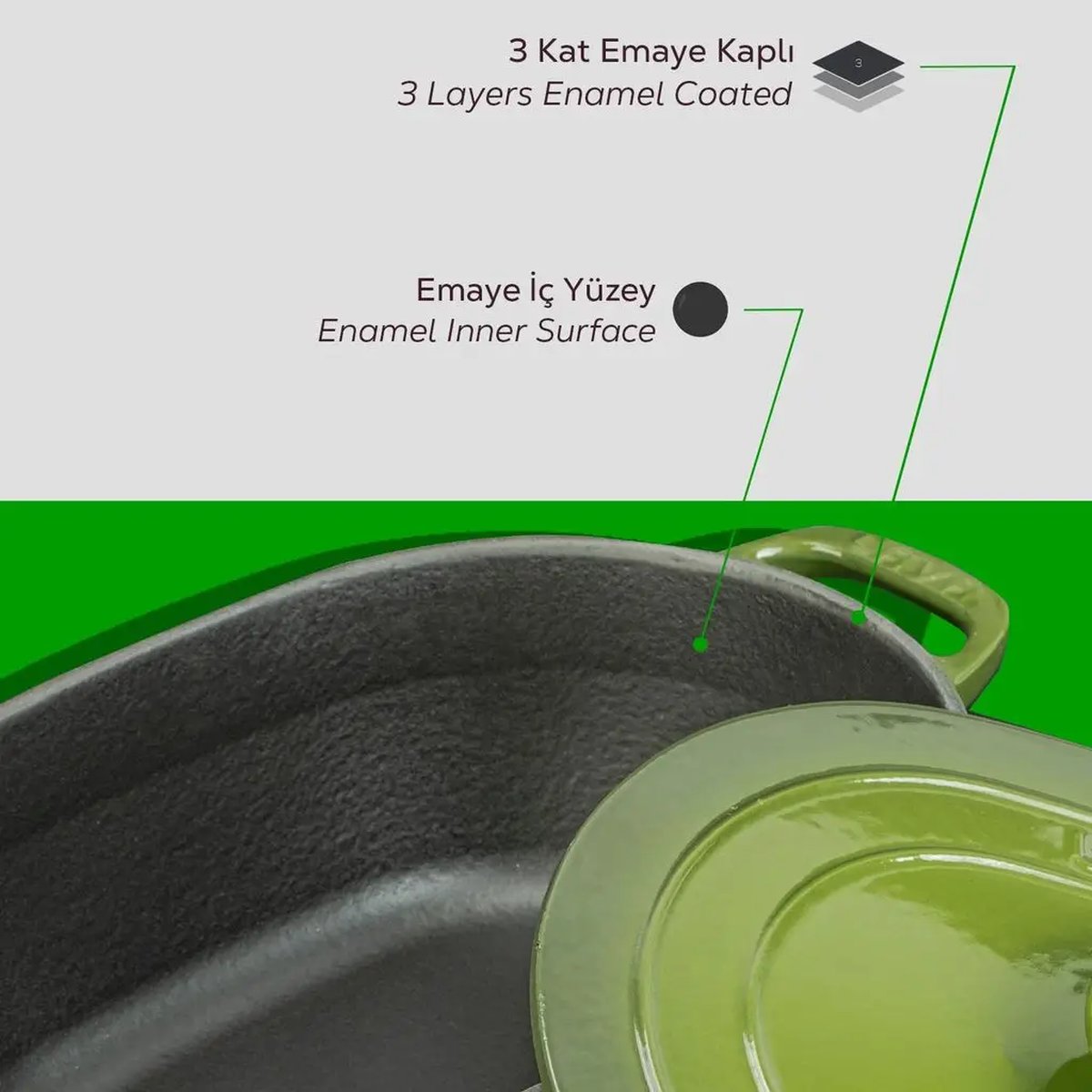 Lava ovalni Dutch oven - slika 6