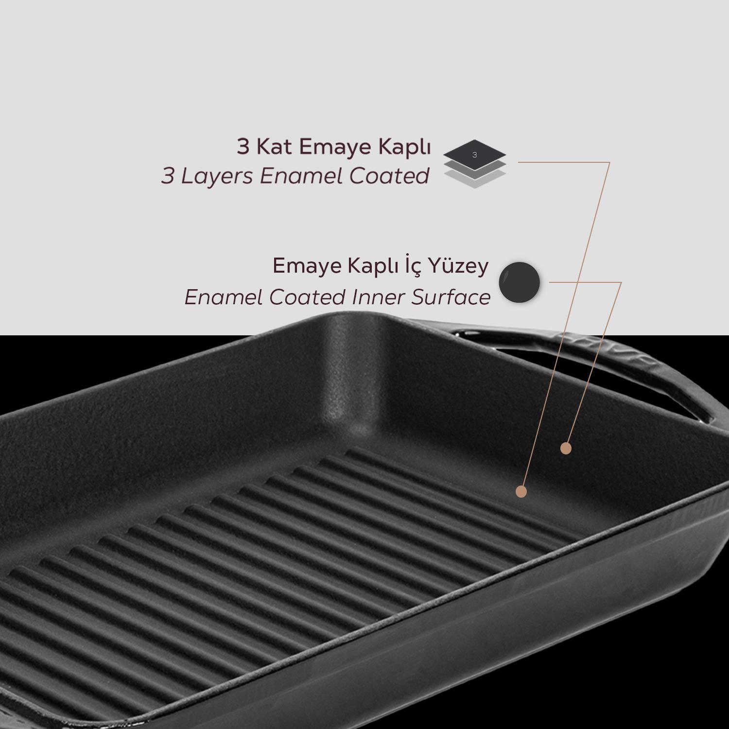 Lava grill pekač z integriranimi ročaji - slika 3