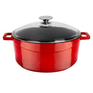 Lava okrogli Dutch oven s stekleno pokrovko