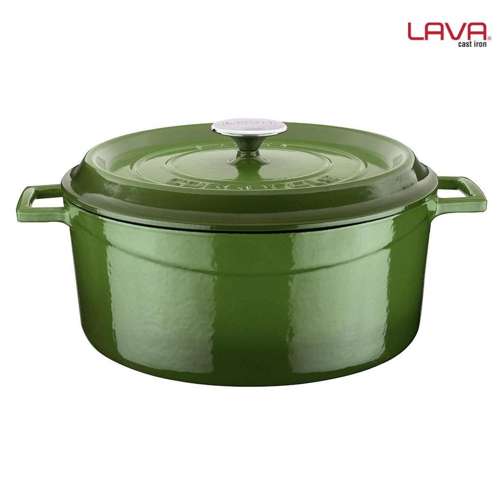 Okrogel litoželezni lonec LAVA, 29 cm