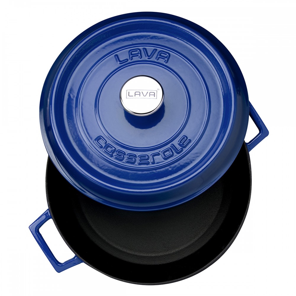 Moder lonec iz litega železa LAVA, 28 cm - slika 3