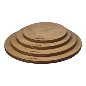 Lava okrogla lesena deska z magnetom, 24 cm